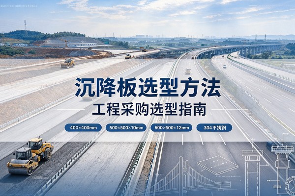 贺州沉降板选择方法