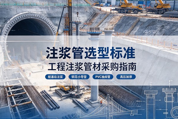 贺州注浆管选型标准