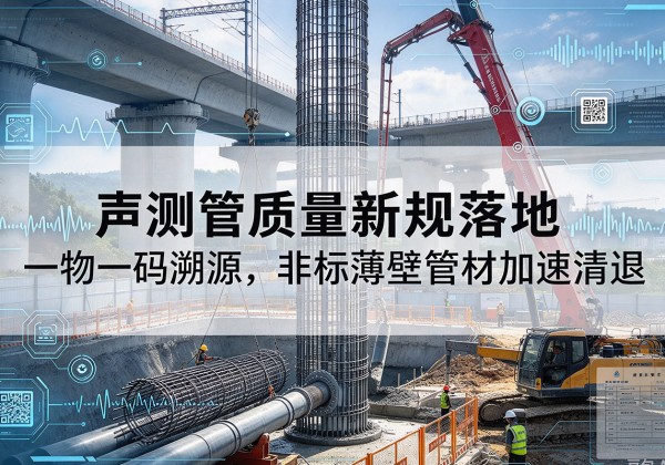 贺州声测管质量新规落地，一物一码溯源，非标薄壁管材加速清退