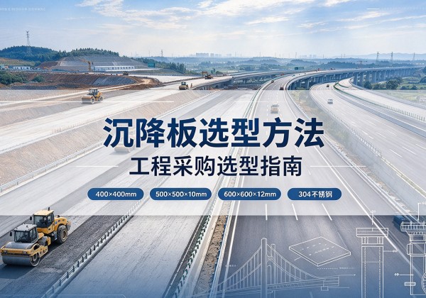 贺州沉降板选择方法